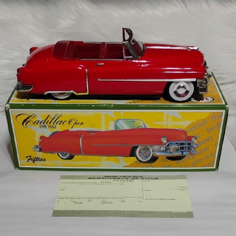 New Cadillac 1950 Open Type 1500 Red Toy Car (XX-55)